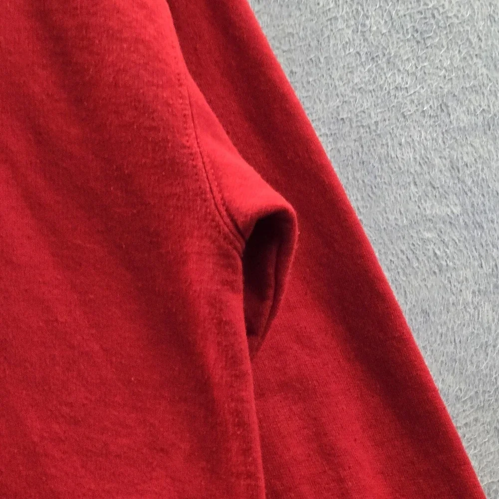 San Francisco 49ers Men Hoodie L Red NFL Team Apparel Graphic Fleece Logo